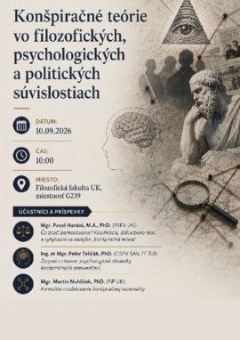 Konšpiračné teórie vo filozofických, psychologických a politických súvislostiach