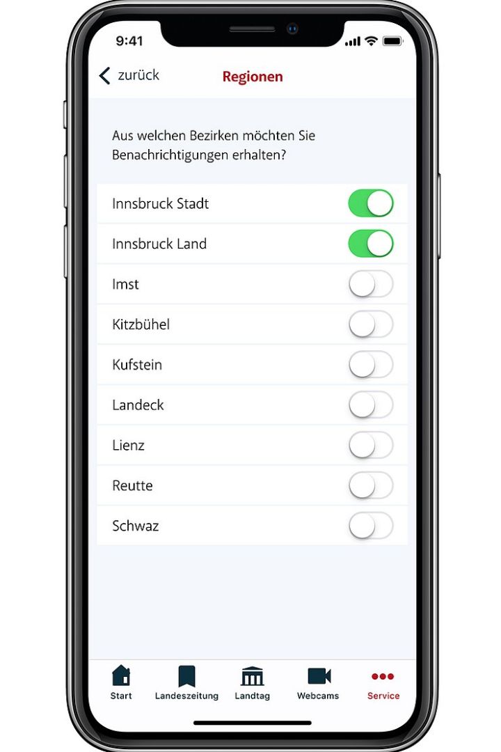 Warnungen, Informationen und Services direkt am Smartphone