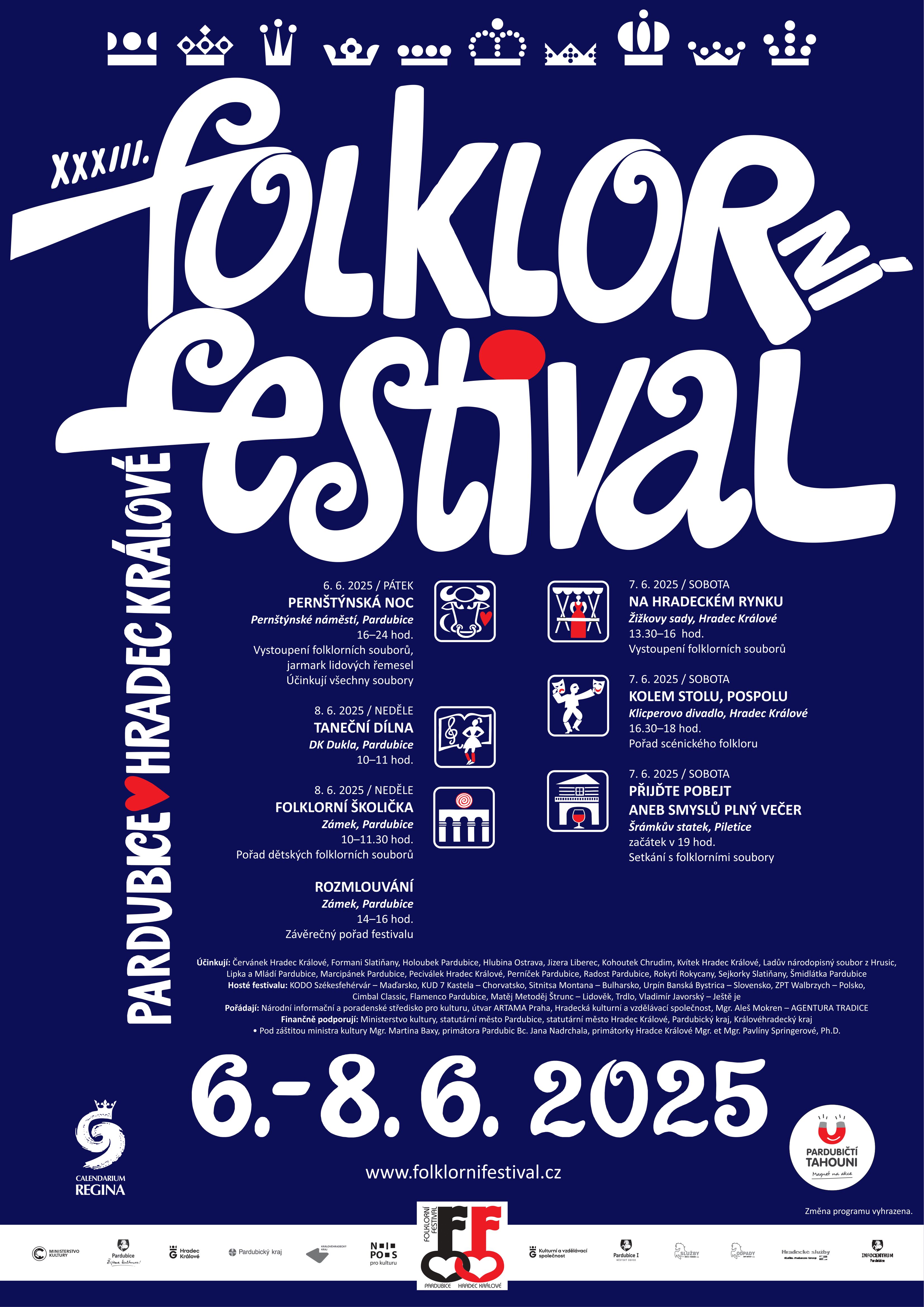 Folklorní festival Pardubice – Hradec Králové