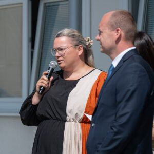 Slávnostné odovzdanie výsledkov projektu „Športový areál ZŠ Mlynská – 1. etapa“ spolufinancovaného z Programu Slovensko