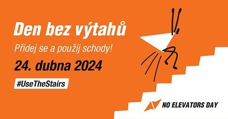 Den bez výtahů 2024. Přidej se a použij schody!