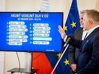 R. Fico: Slovensko nemá absolútne žiadny problém s verejnými financiami
