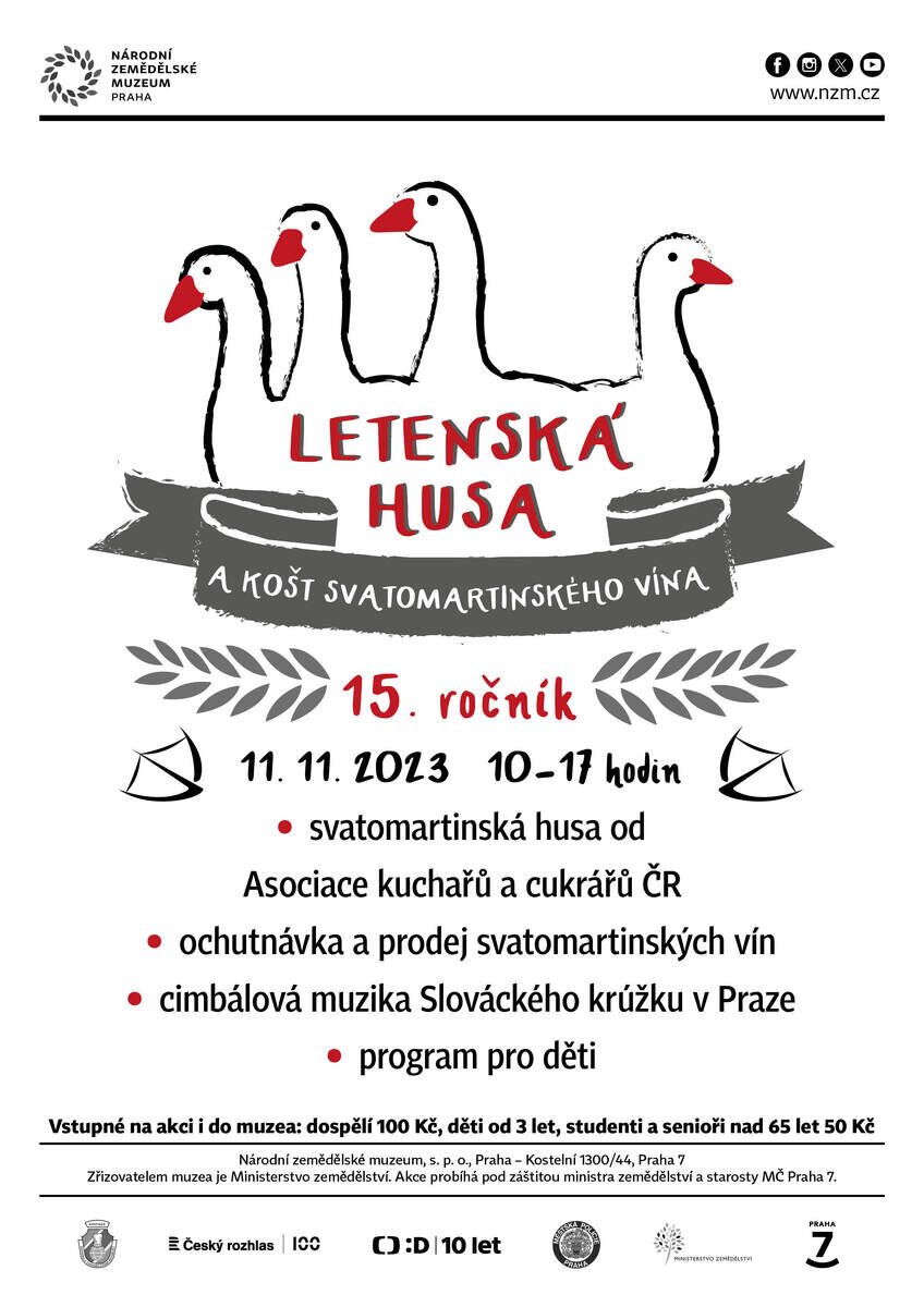 Letenskou husu letos uvedou starokladrubští koně