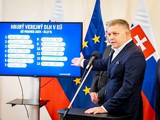 R. Fico: Slovensko nemá absolútne žiadny problém s verejnými financiami