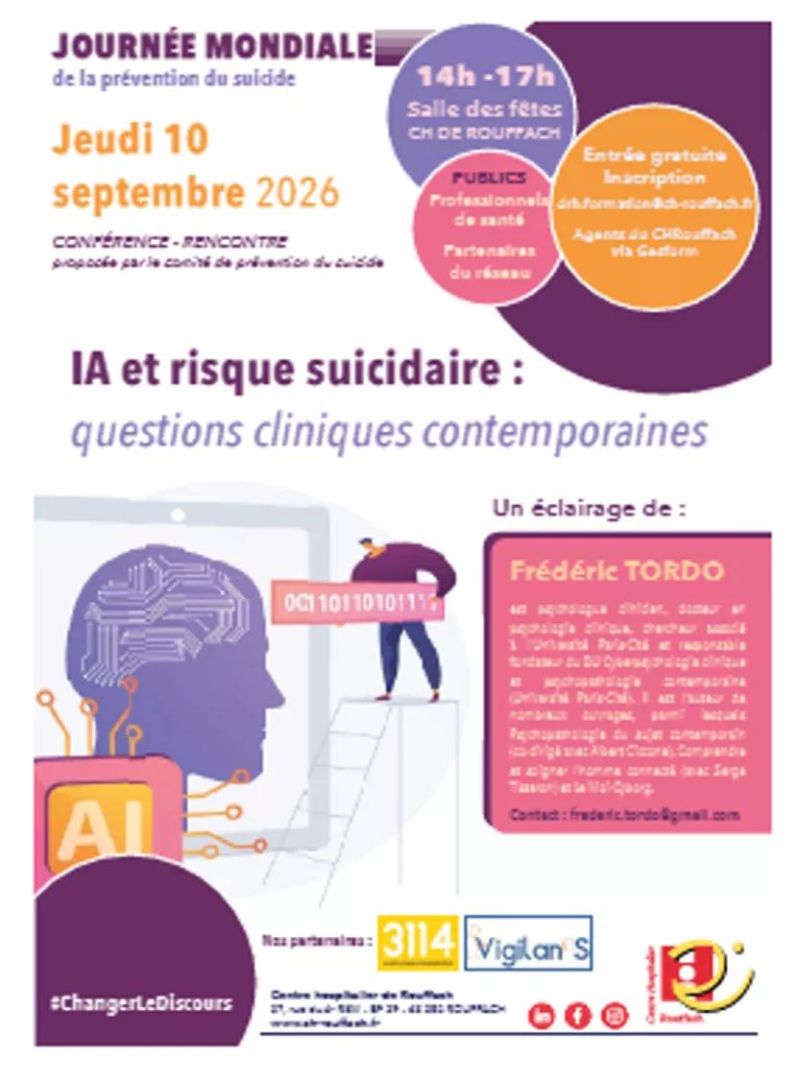 Journée internationale de prévention du suicide : c'est le moment d'en parler en Grand Est !