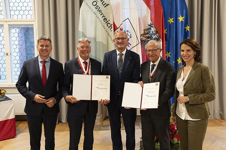 Großer Tiroler Adler-Orden für Wilfried Haslauer und Peter Kaiser