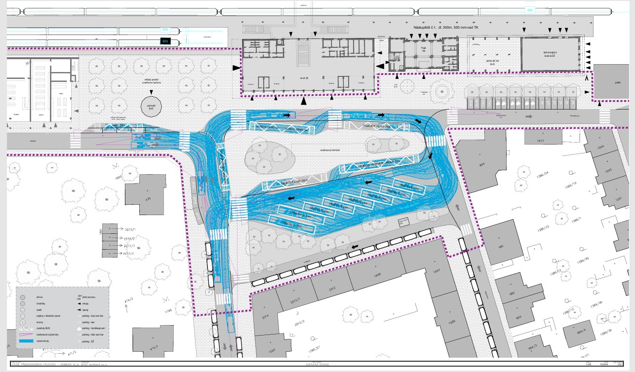 Nádraží v Nymburce čeká velká proměna. Město představilo návrh nového přednádražního prostoru