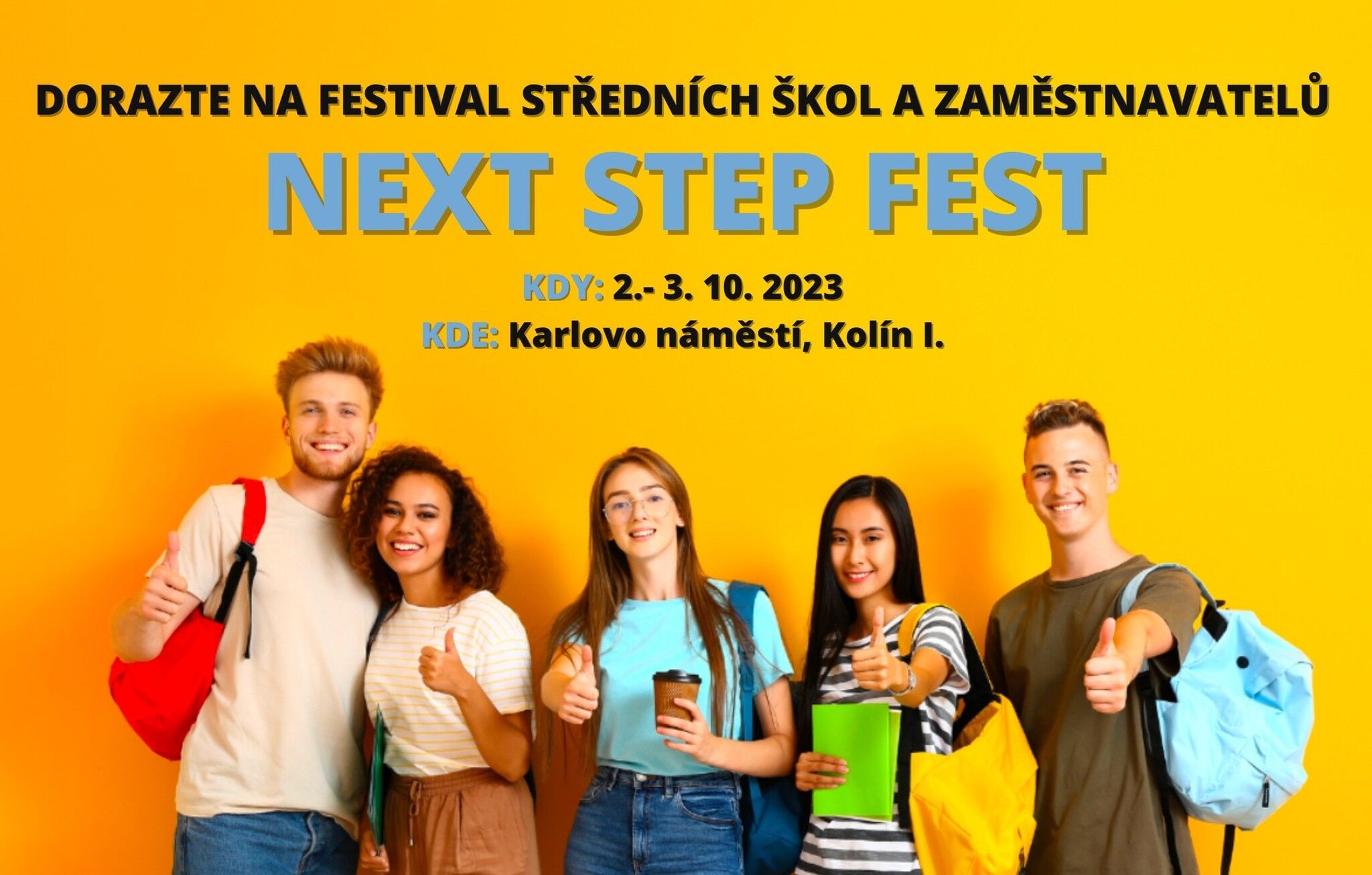 NEXT STEP FEST - festival středních škol a zaměstnavatelů v Kolíně