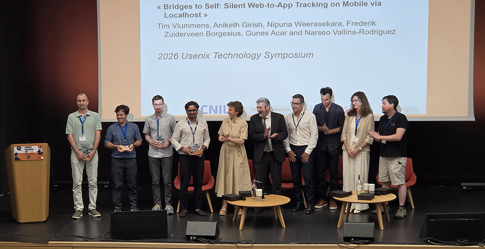 Remise du prix « Protection de la vie privée » 2026 par la CNIL et l’Inria