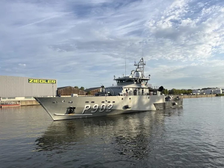 Un navire de mer en plein cœur de Bruxelles !
