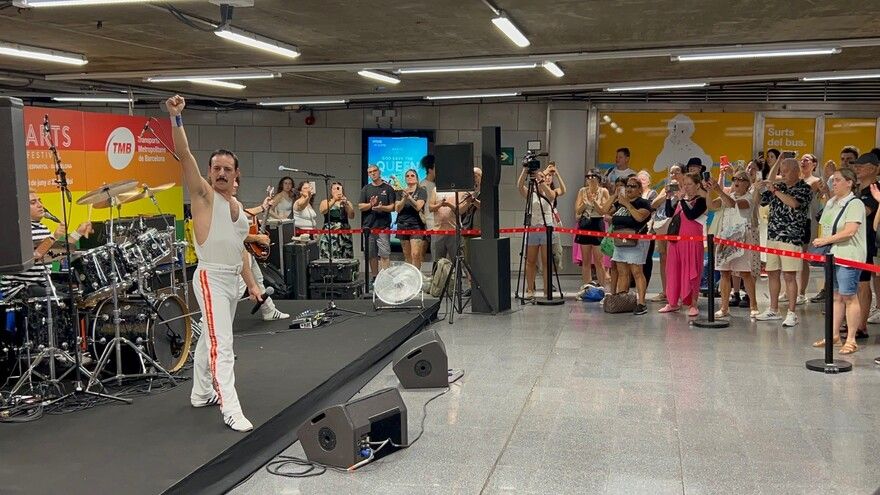 Tribut musical a Queen al metro de Barcelona