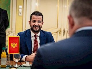 Predseda vlády SR Robert Fico sa stretol s prezidentom Čiernej Hory Jakovom Milatovićom