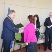 Rektor prijal jubilantov: Poďakoval im za roky práce a oddanosti