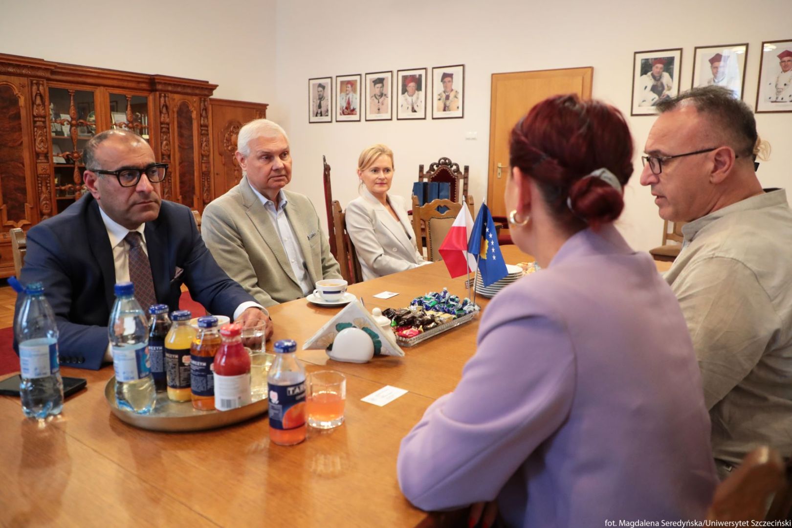 Delegacja z Haxhi Zeka University w Kosowie