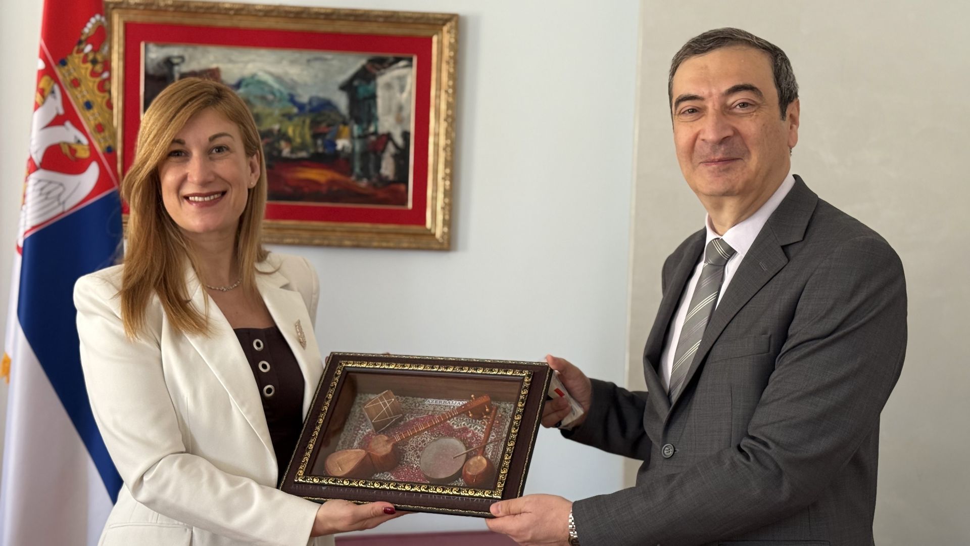 Јовановић са амбасадором Азербејџана