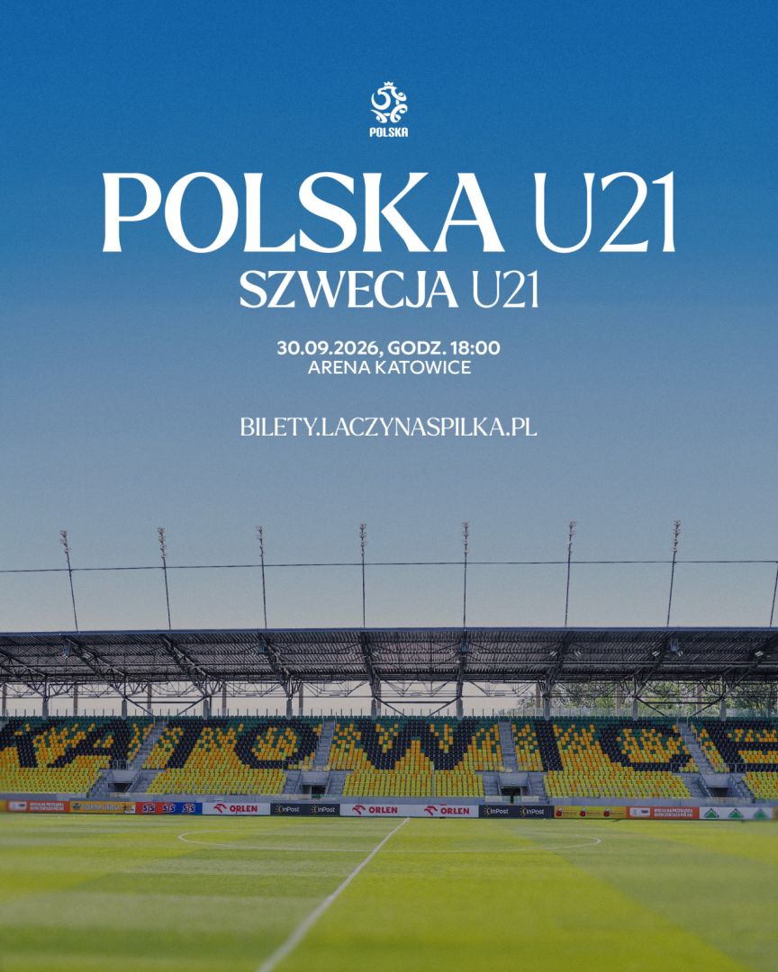 Reprezentacja Polski U-21 zagra ze Szwecją w Katowicach