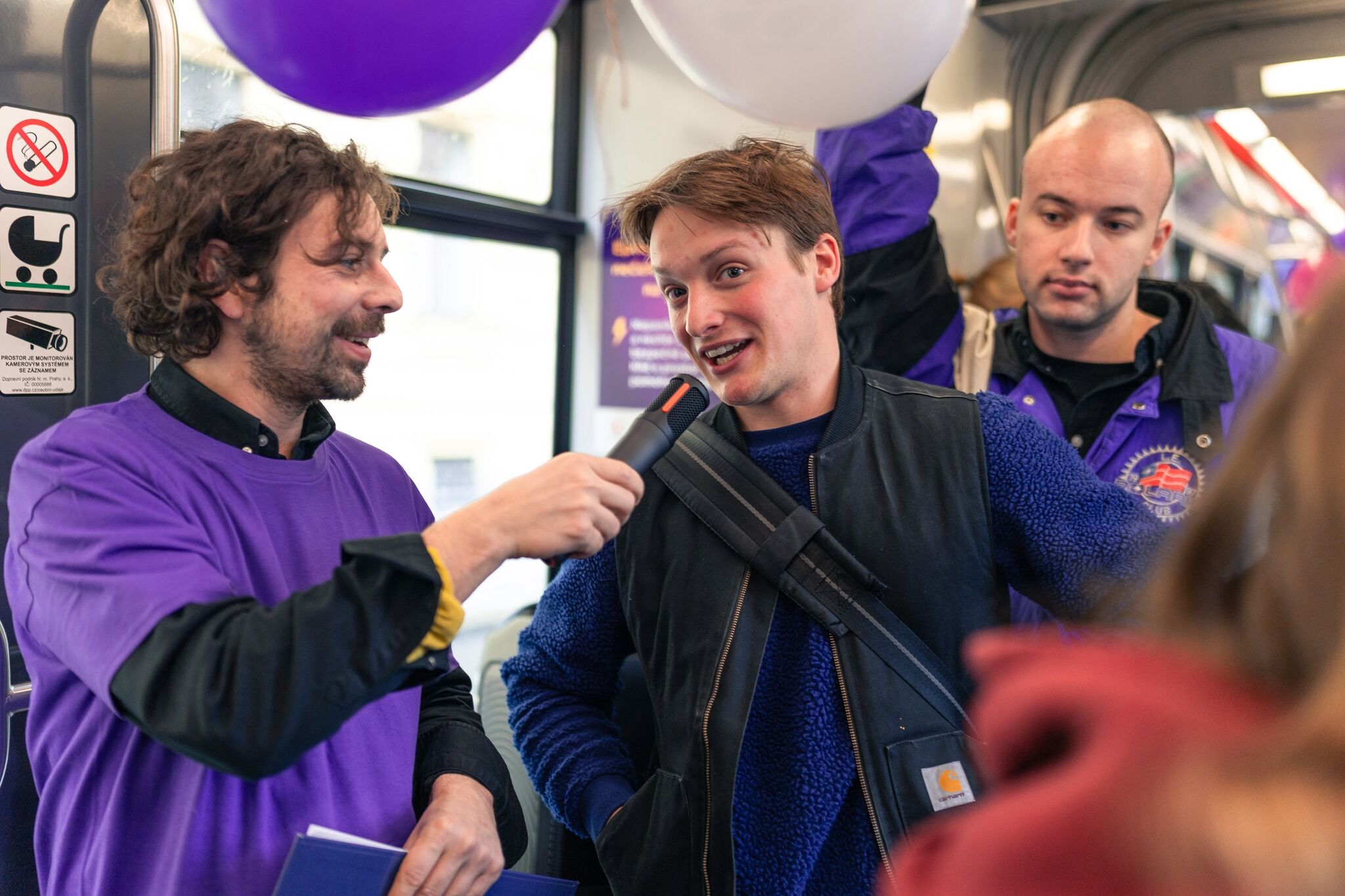 Fialová tramvaj na lince č. 22 upozornila na život s epilepsií