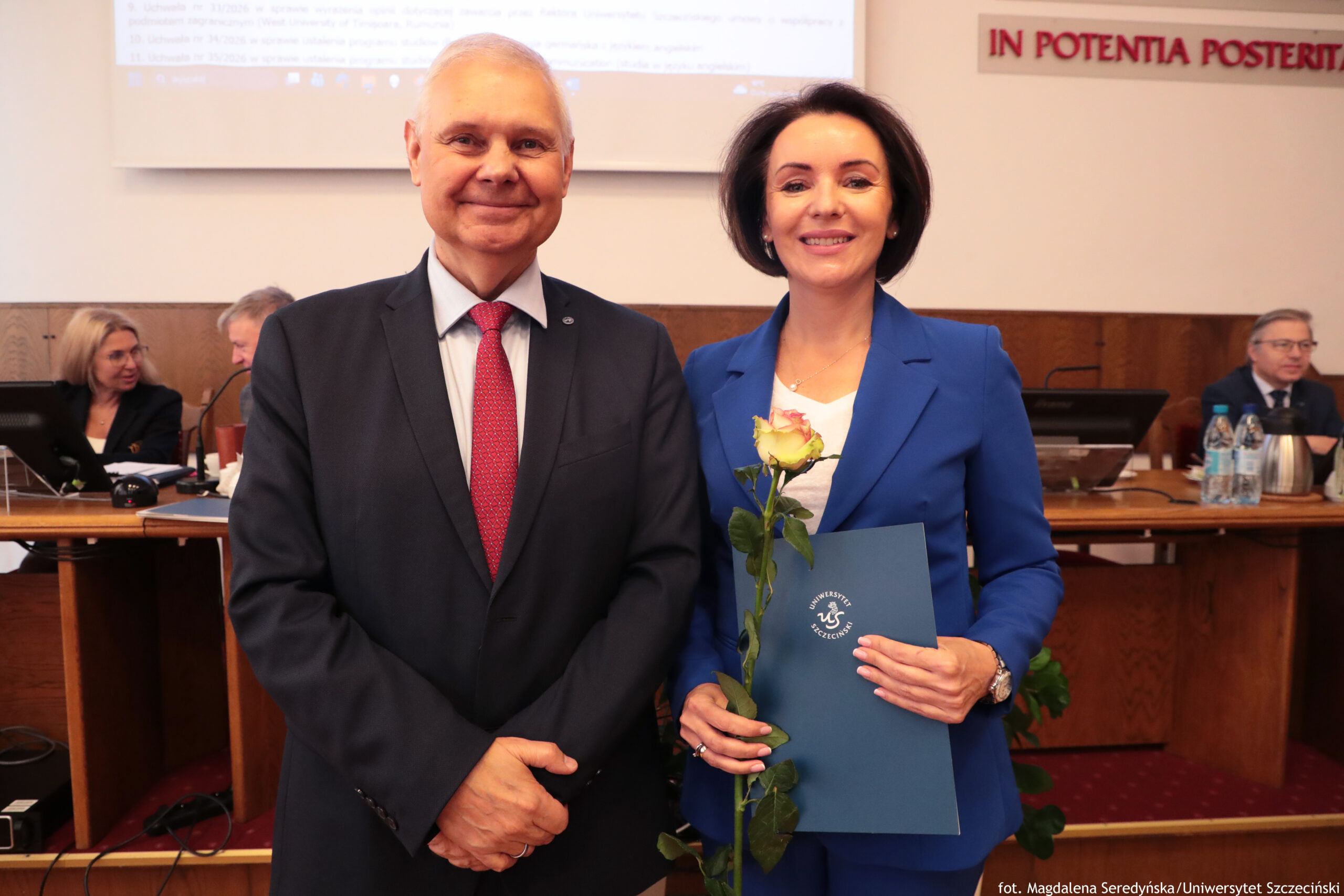 Kwietniowe posiedzenie Senatu Uniwersytetu Szczecińskiego