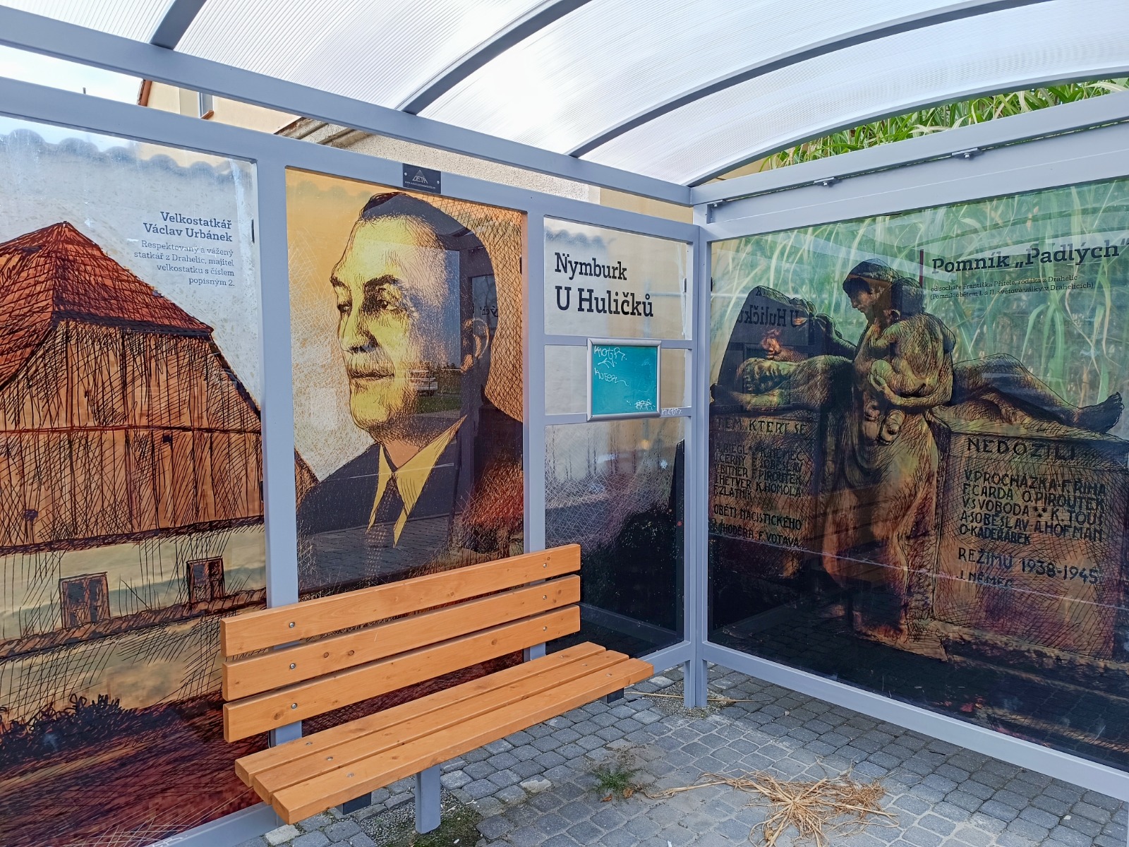 Zastávky v Drahelicích ožily příběhy místní historie