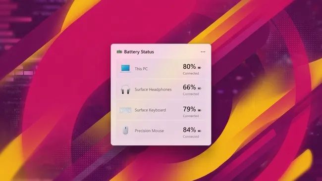 Windows 11 dostane praktický widget. Na jednom mieste ukáže stav batérie všetkých zariadení