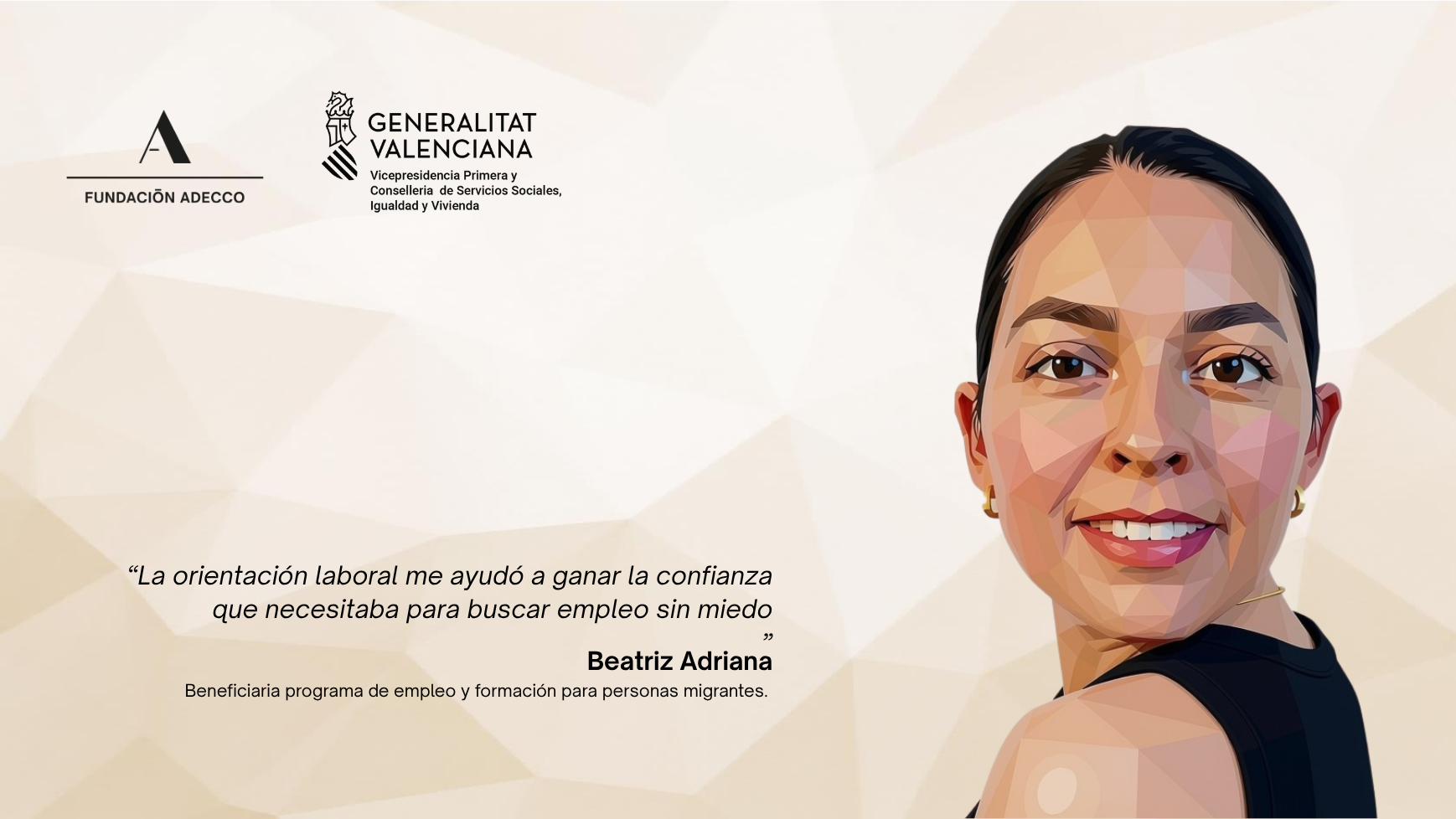 31 Ago Beatriz Adriana: “La diferencia fue que no me sentí sola”