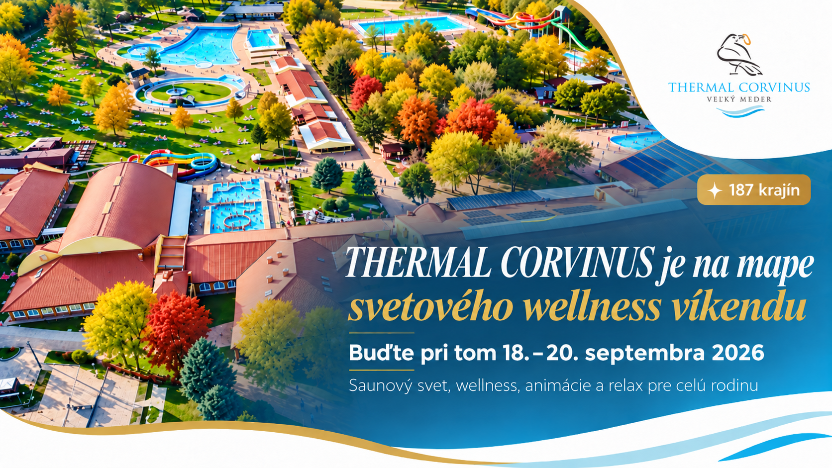 Thermal Corvinus sa stáva súčasťou svetového wellness víkendu: Čaká vás bohatý program a relax