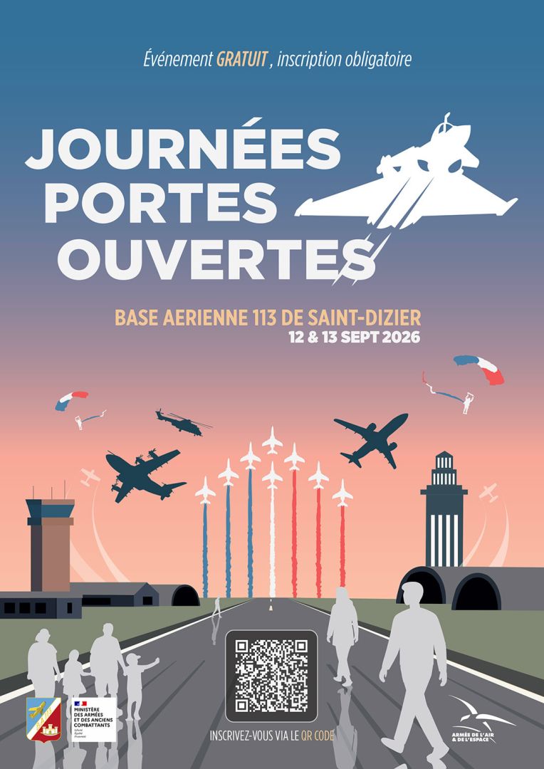 Événement. Portes ouvertes de la BA113 de Saint-Dizier
