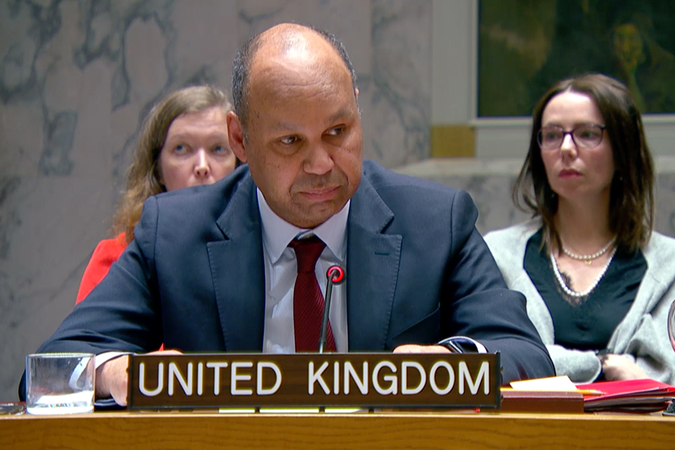 The United Kingdom stands ready to work with partners to ensure critical minerals are a source of stability and not insecurity: UK statement at the UN Security Council