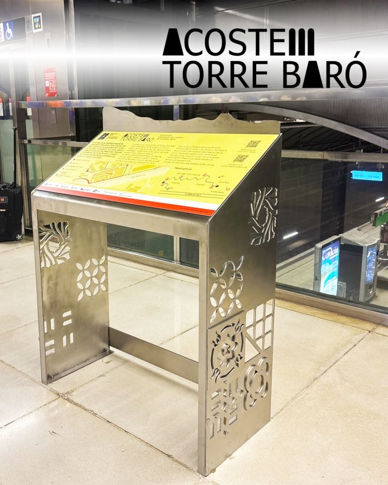 TMB i l'Escola d'Art Deià inauguren el projecte d'accessibilitat "Acostem Torre Baró" a l'estació de metro de Canyelles