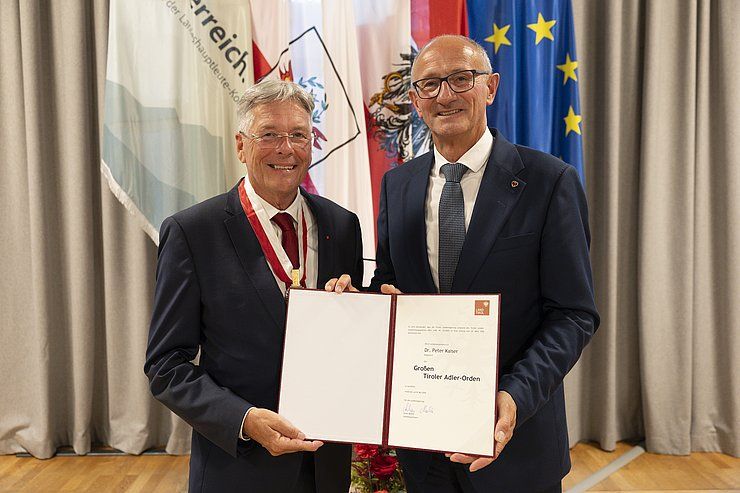 Großer Tiroler Adler-Orden für Wilfried Haslauer und Peter Kaiser