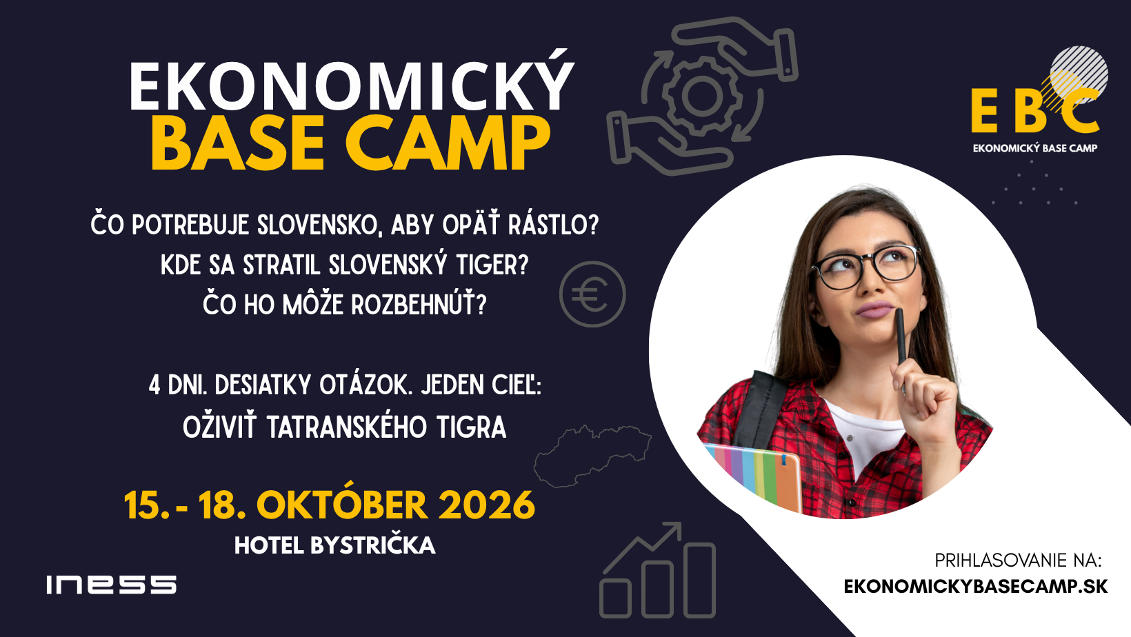 Pozvánka na 4. ročník Ekonomického Base Campu 2026: Čo potrebuje Slovensko, aby opäť začalo rásť?