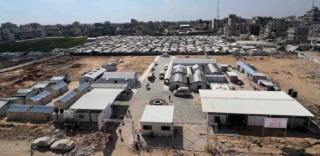 In Gaza voelt zelfs een tentenziekenhuis als vooruitgang