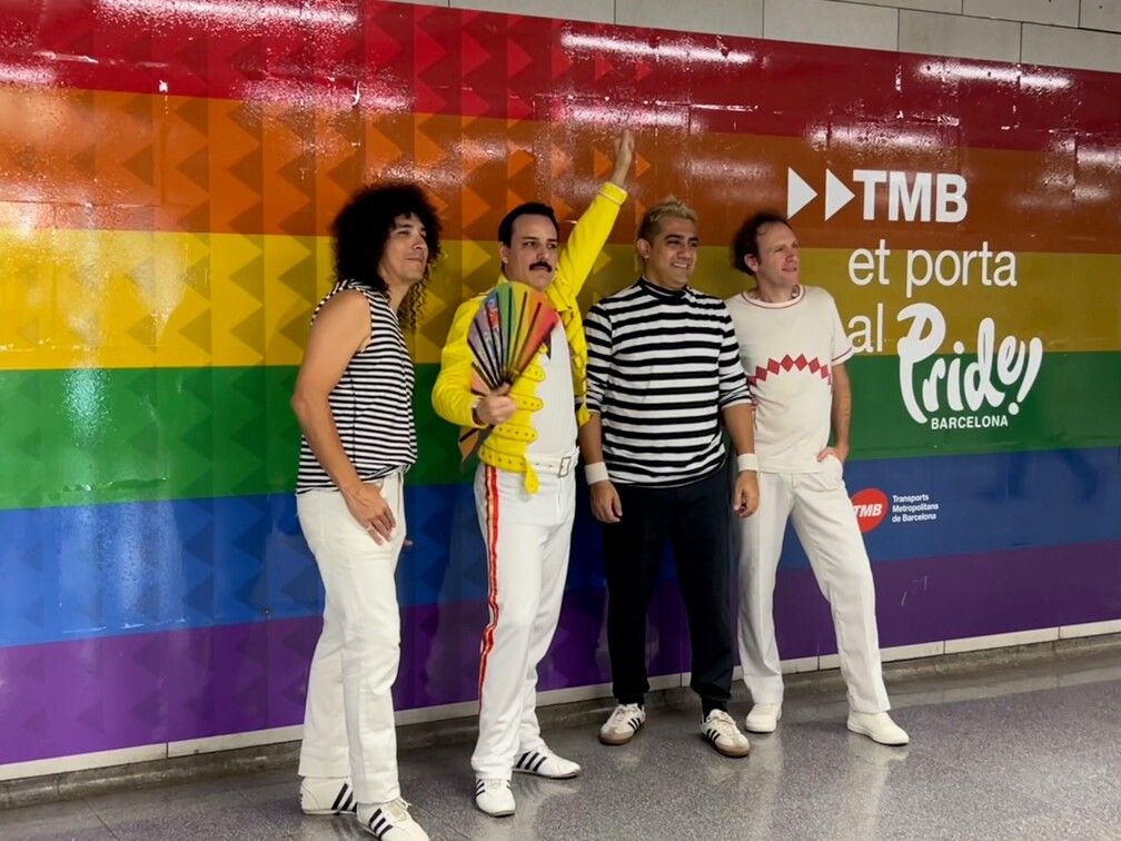 Tribut musical a Queen al metro de Barcelona