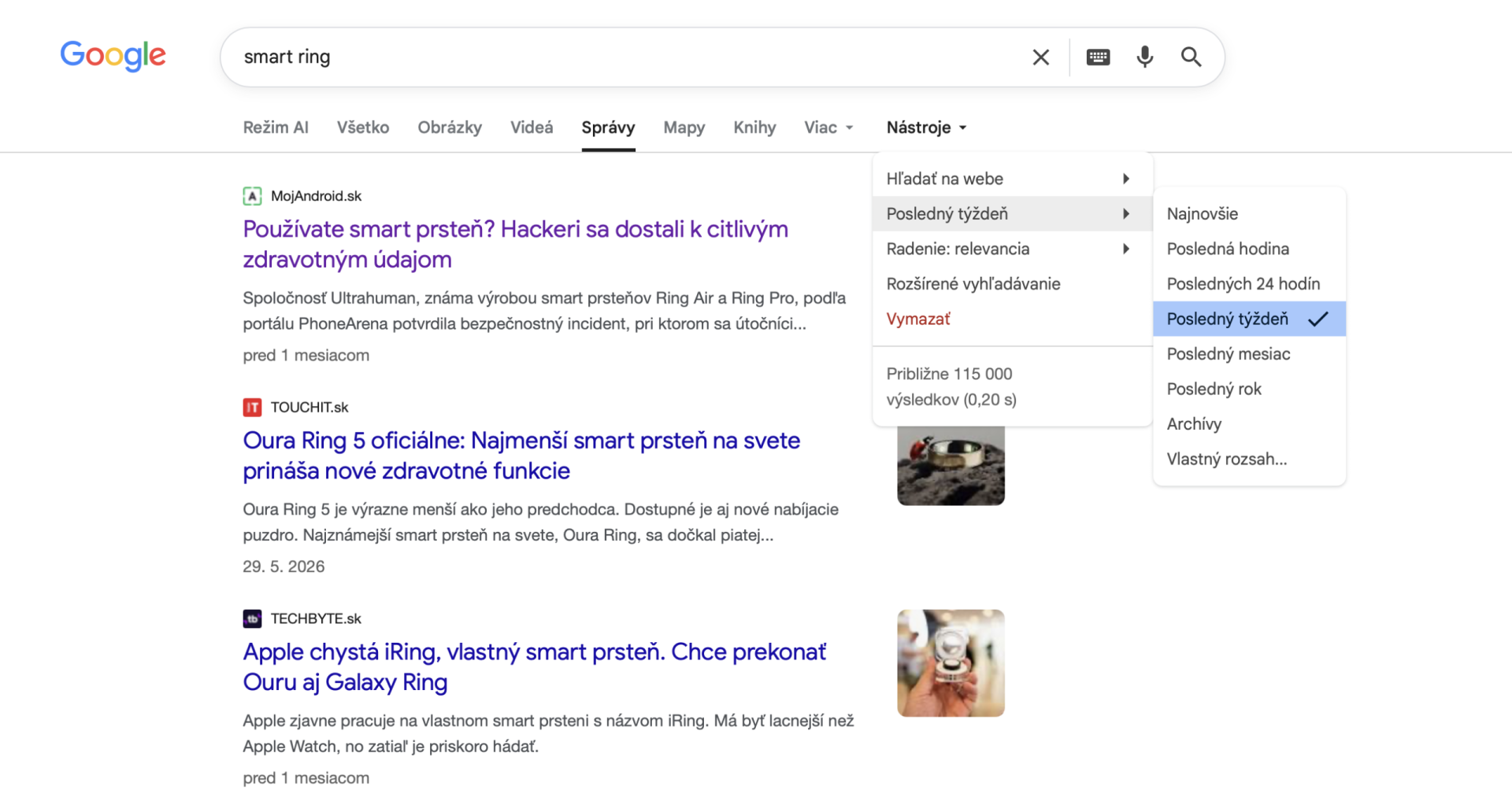 Google vyhľadávanie trápi nepríjemná chyba. Časové filtre prestali fungovať