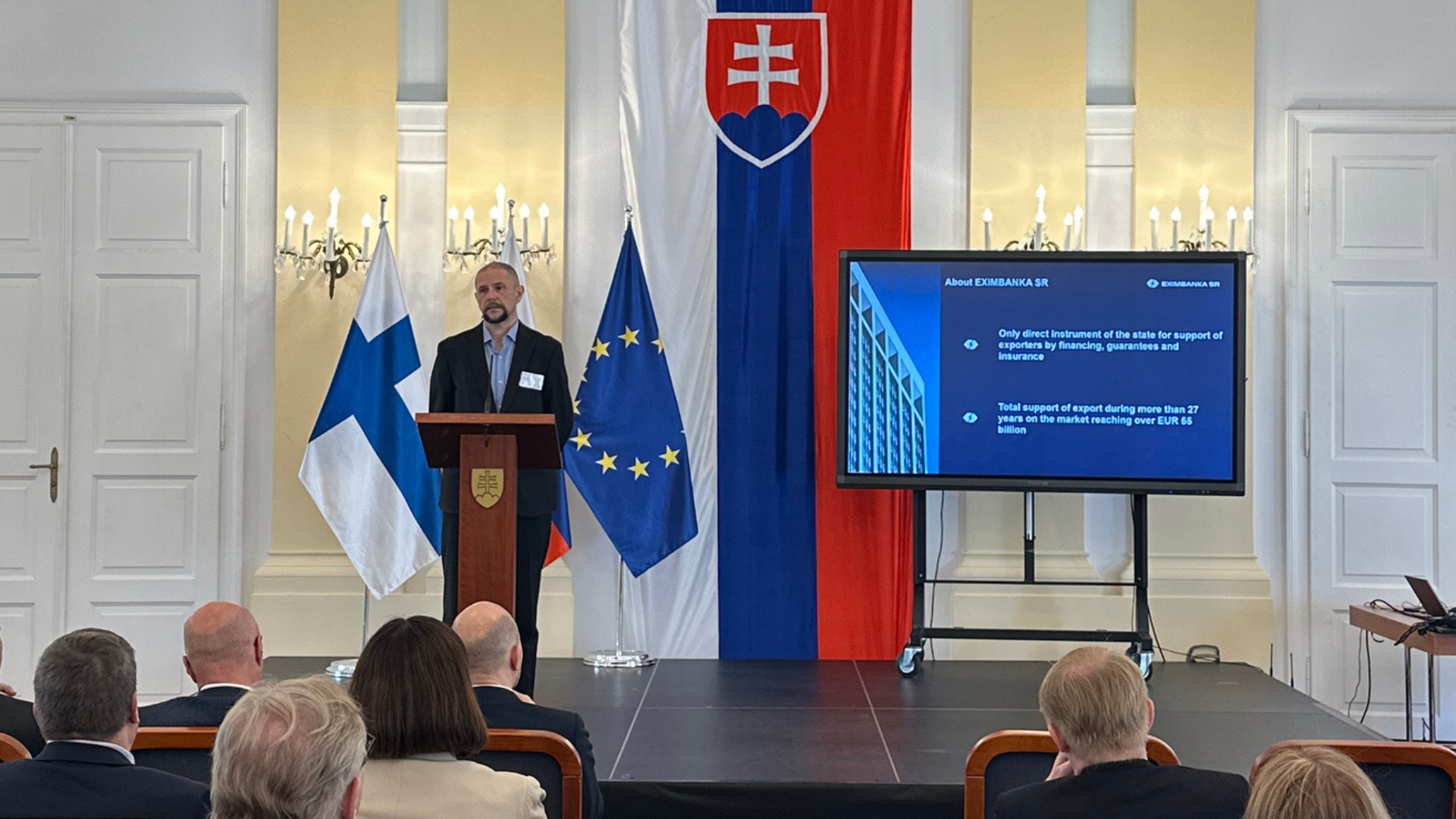 Eximbanka predstavila svoje nástroje na slovensko-fínskom obchodnom fóre