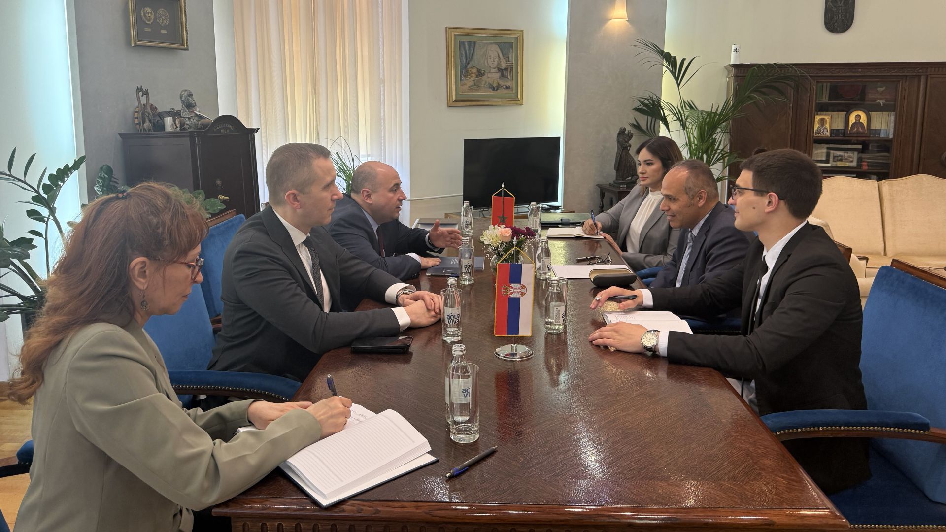 Козарев са амбасадором Марока