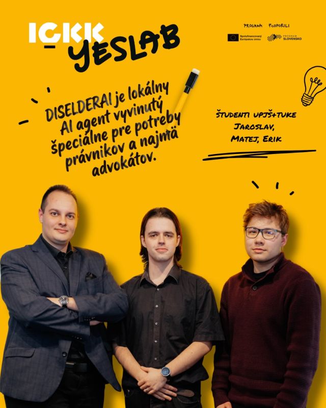 Študenti UPJŠ uspeli vo finále YESlab 2.0