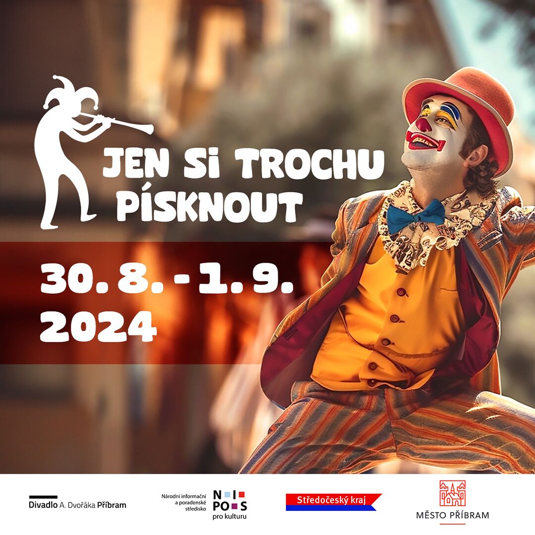 Ulice města Příbrami ožijí unikátním divadelním festivalem Jen si trochu písknout