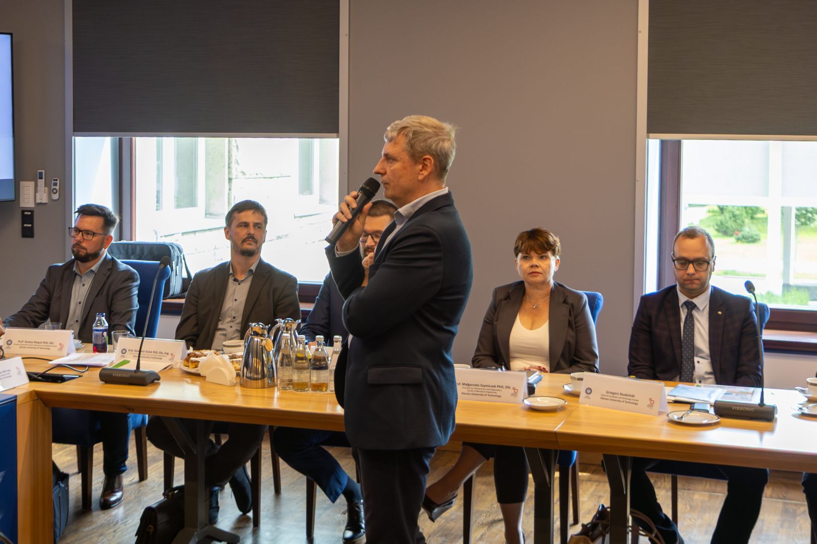 Wizyta delegacji przedsiębiorców z Saksonii na Politechnice Śląskiej