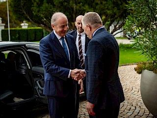 Predseda vlády SR Robert Fico sa stretol s predsedom vlády Írska Micheálom Martinom