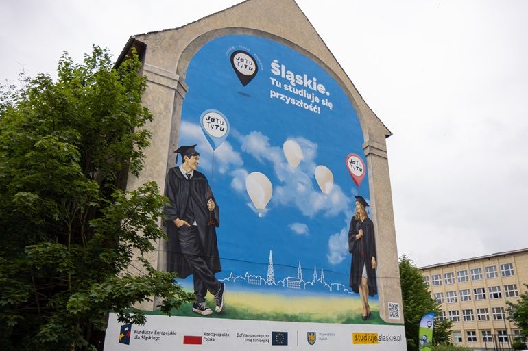 Na kampusie Politechniki Śląskiej odsłonięto Ekomural