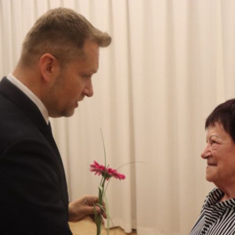 Mesto Senica s úctou privítalo svojich tohtoročných jubilantov