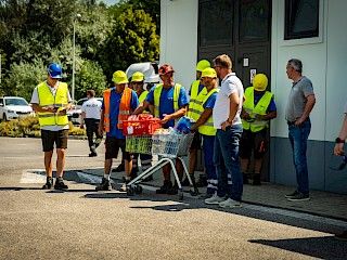 Robert Fico o ľuďoch pracujúcich vo vysokých teplotách: Robiť v týchto podmienkach je niekedy na hranici hrdinstva