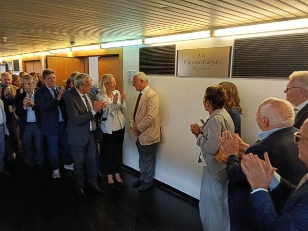 Napoli, l’aula 311 del Tribunale intitolata a Vincenzo Galgano