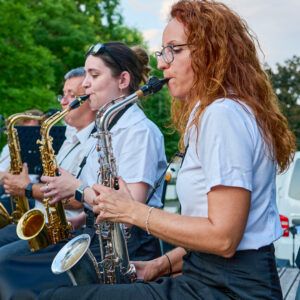Letný promenádny koncert Dychového orchestra mesta Galanta v Senci