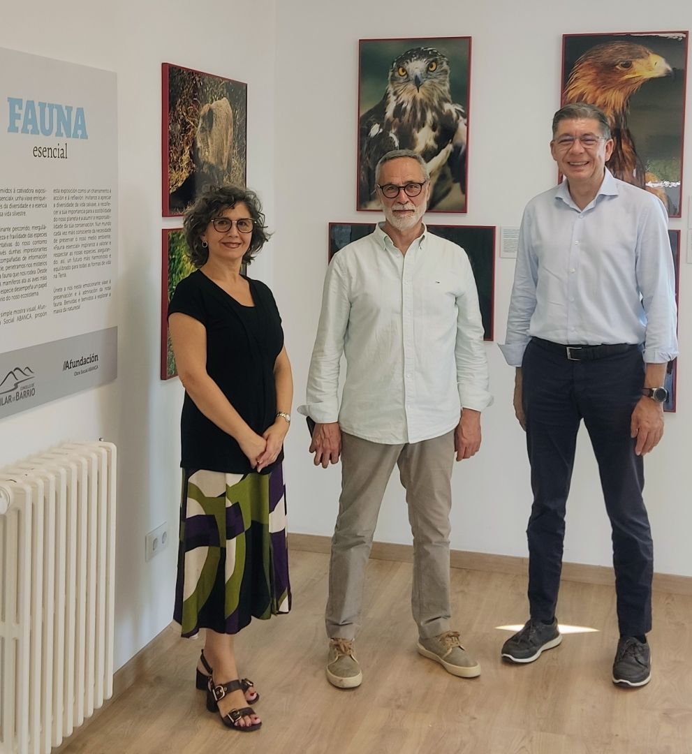 ABANCA, Afundación y el Concello de Vilar de Barrio inauguran la exposición «Fauna esencial»