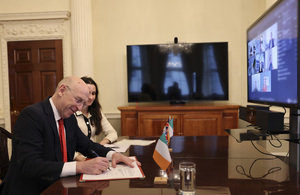 UK and Ireland agree updated Memorandum of Understanding on bilateral defence cooperation