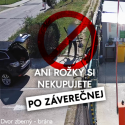 Odpad pred bránou Zberného dvora?