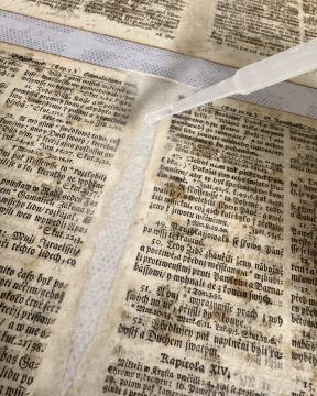 Reštaurovanie biblií zo 17. – 18. storočia (II. etapa)