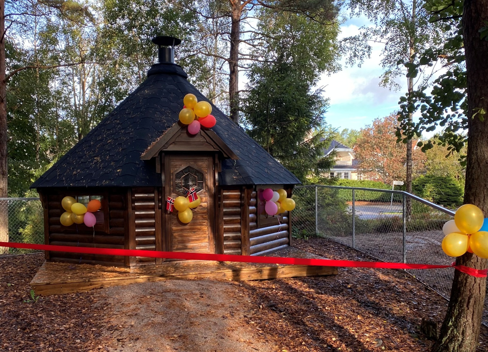 Ny grillhytte i Oksviken